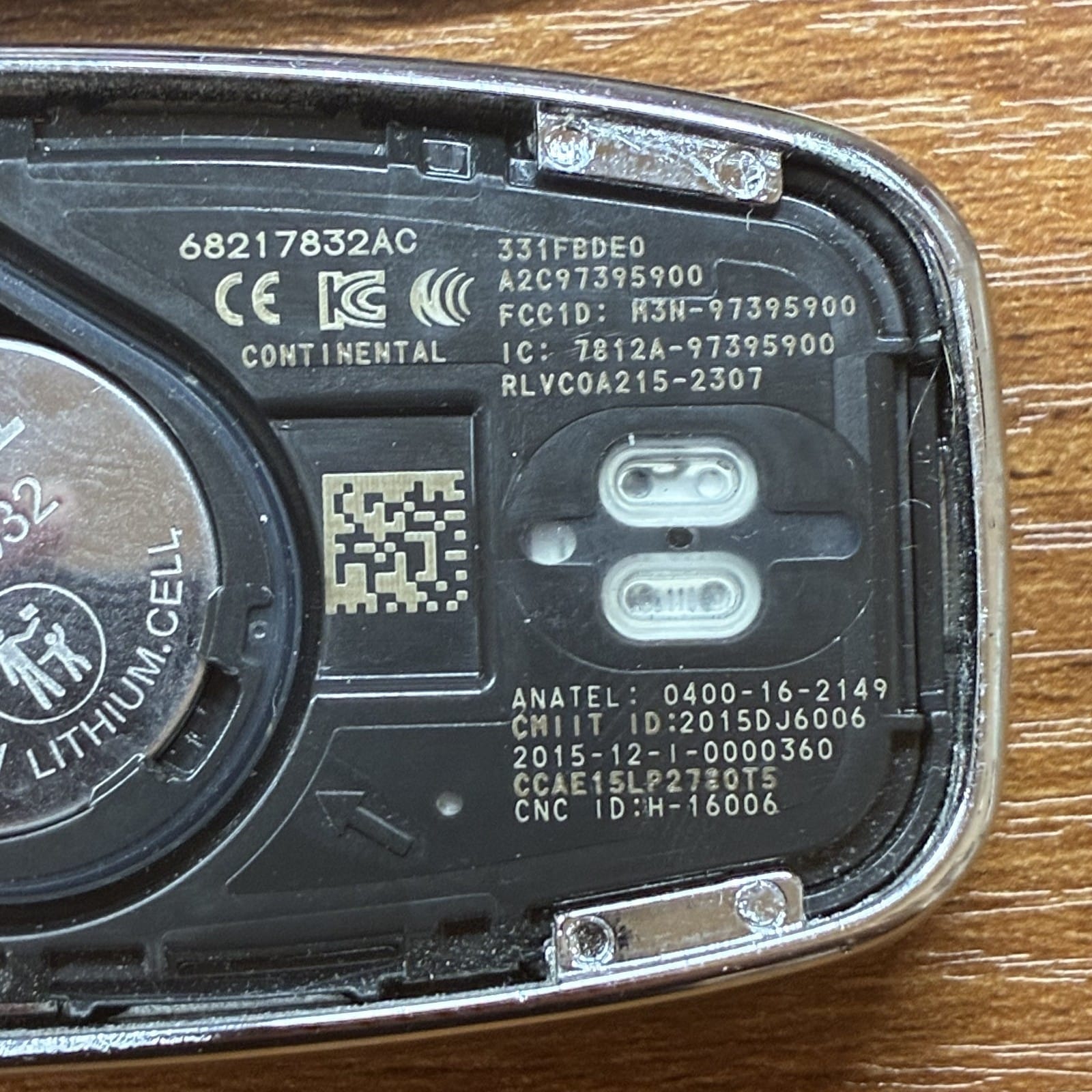 Chrysler Pacifica / Voyager 2017-2025 Smart Key Fob 7-Button 68217832AC M3N-97395900 Unlocked 9 Chrysler Pacifica Voyager smart key fob 68217832AC – photo 9