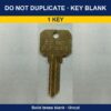 DO NOT DUPLICATE Key Blanks: KW1 / SC1 / SC4 / KW11 - Thumbnail Image 1