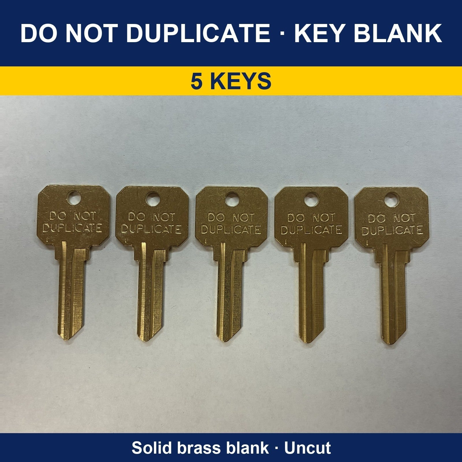DO NOT DUPLICATE Key Blanks: KW1 / SC1 / SC4 / KW11 - Image 4