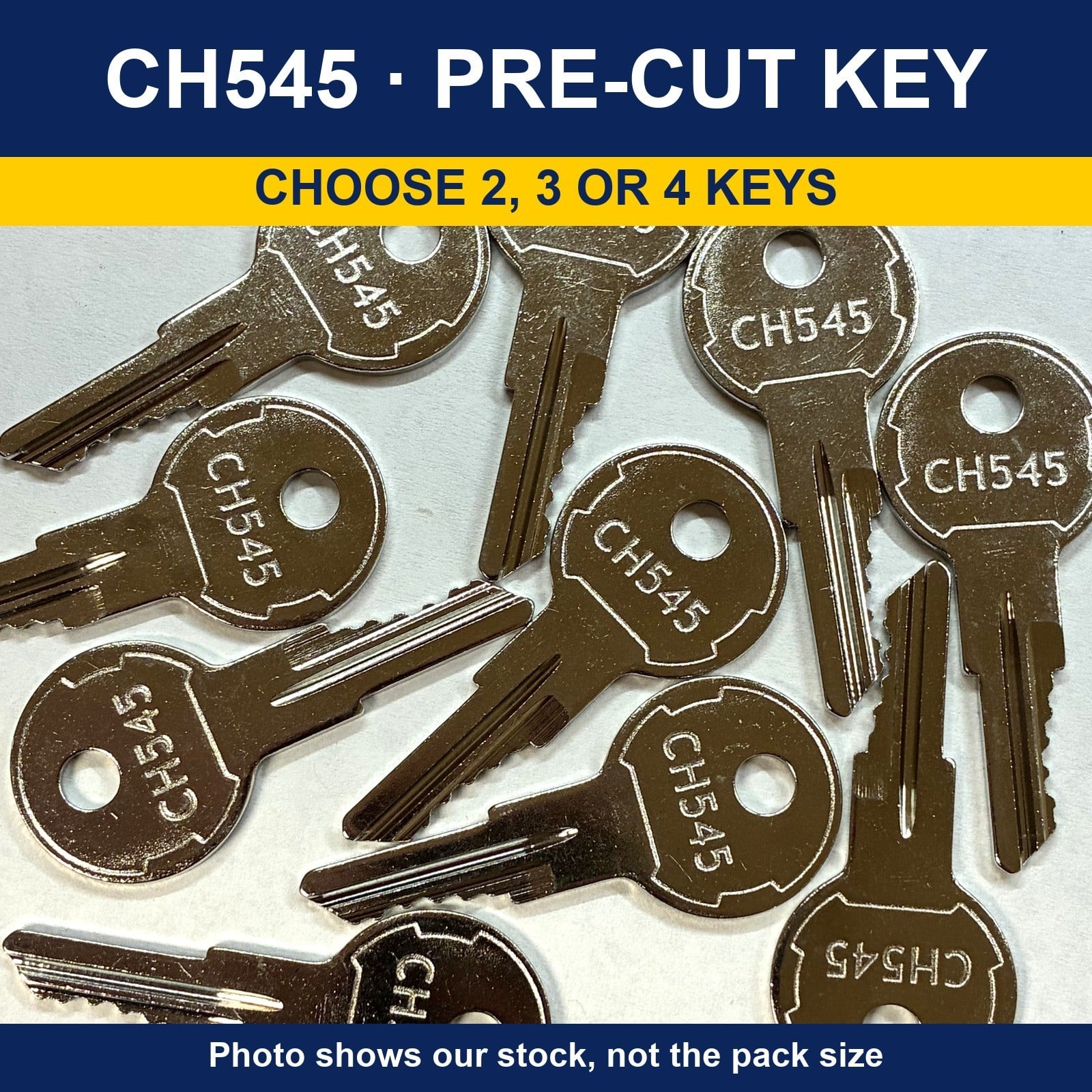 Pre-Cut Keys: CH751 / CH501 / CH545 / A126 / C415A / CAT 74 / E114 - Image 4