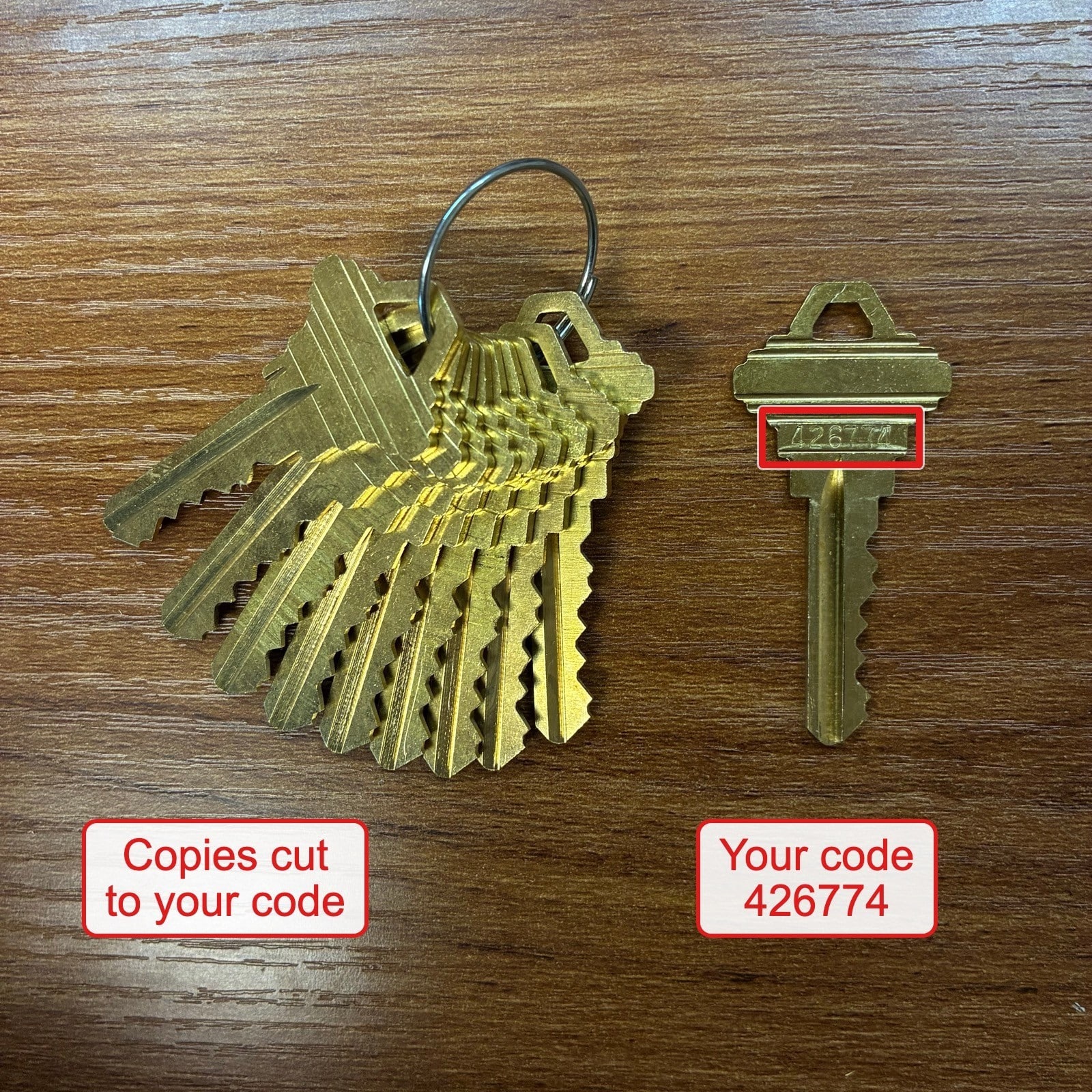 House Keys Cut to Code: Kwikset KW1 / Schlage SC1 / SC4 (Plain or DND) - Image 8