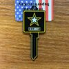 Military and American flag picture house key blank – photo 3