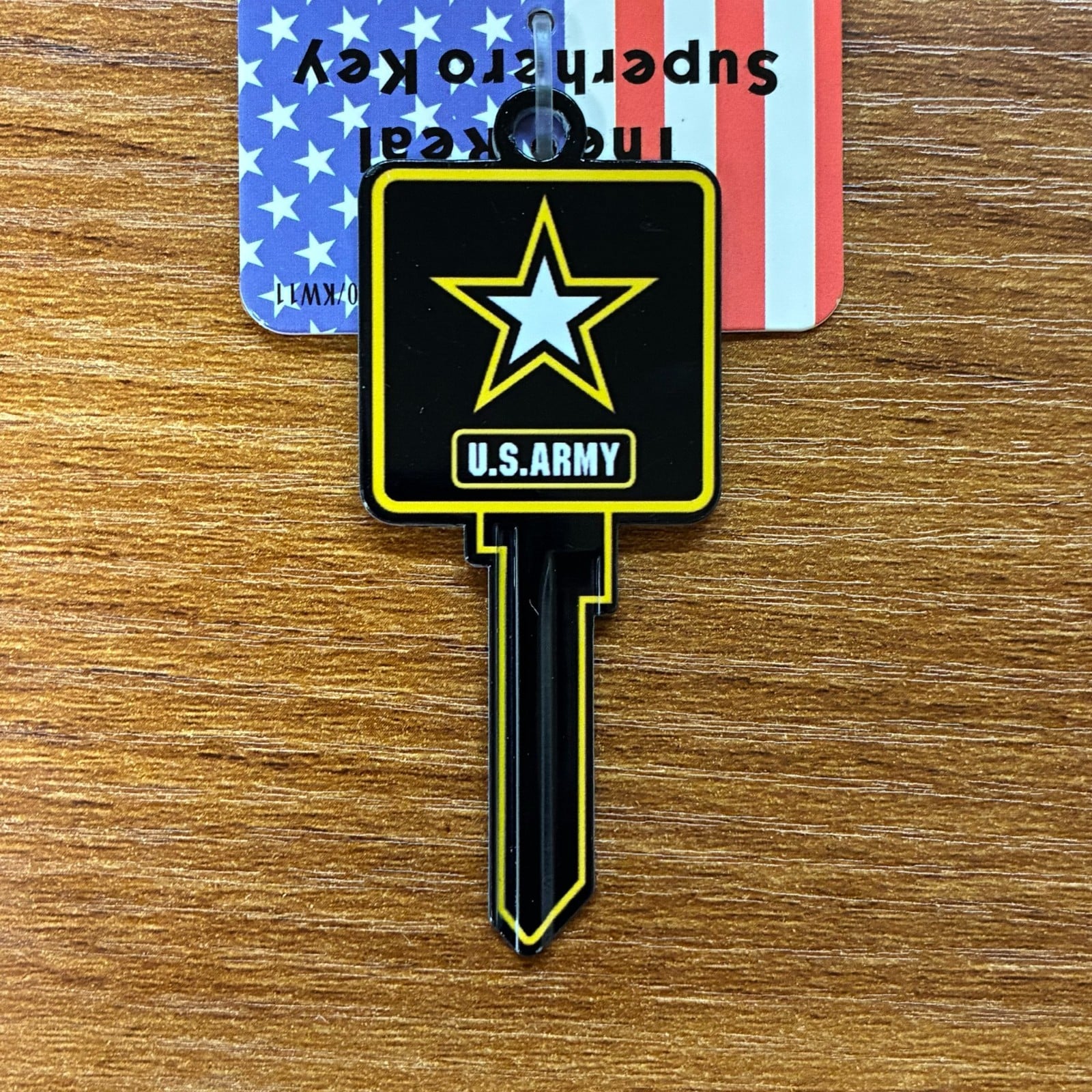 Military and American flag picture house key blank – photo 3