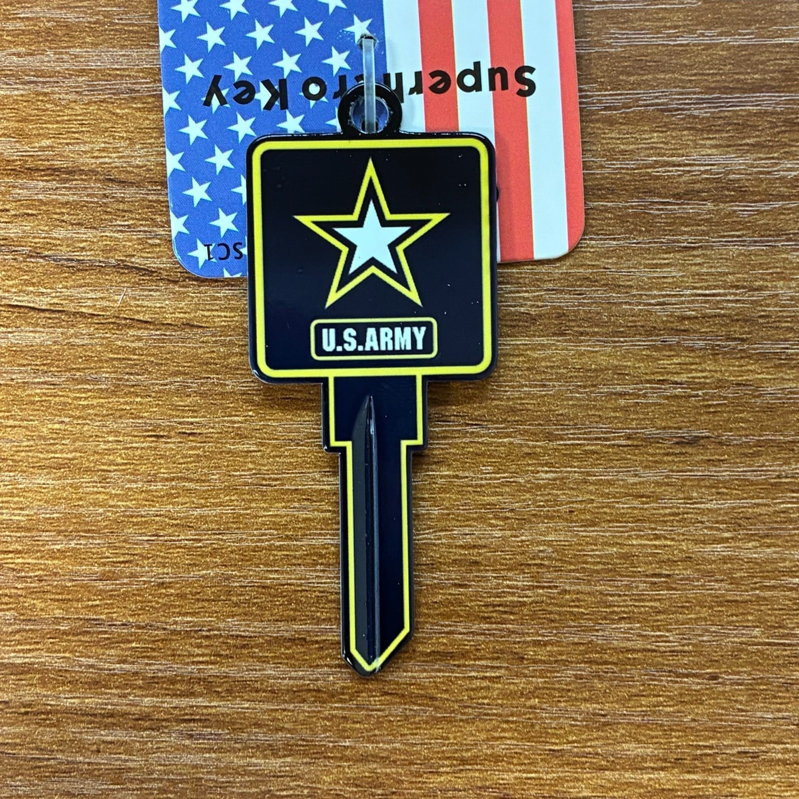 Military and American flag picture house key blank – photo 5