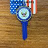 Military and American flag picture house key blank – photo 7