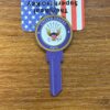 Military and American flag picture house key blank – photo 9