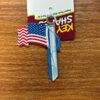 Military and American flag picture house key blank – photo 11