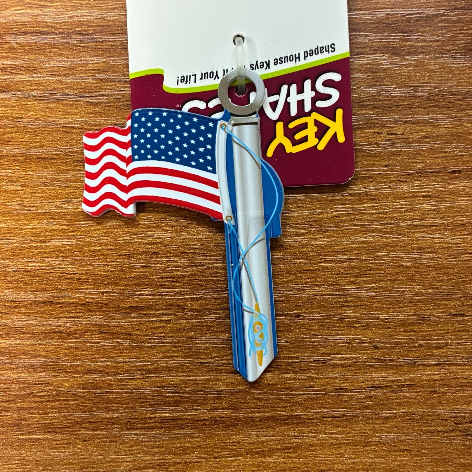 Military and American flag picture house key blank – photo 11