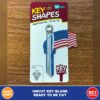 Military and American flag picture house key blank – photo 12