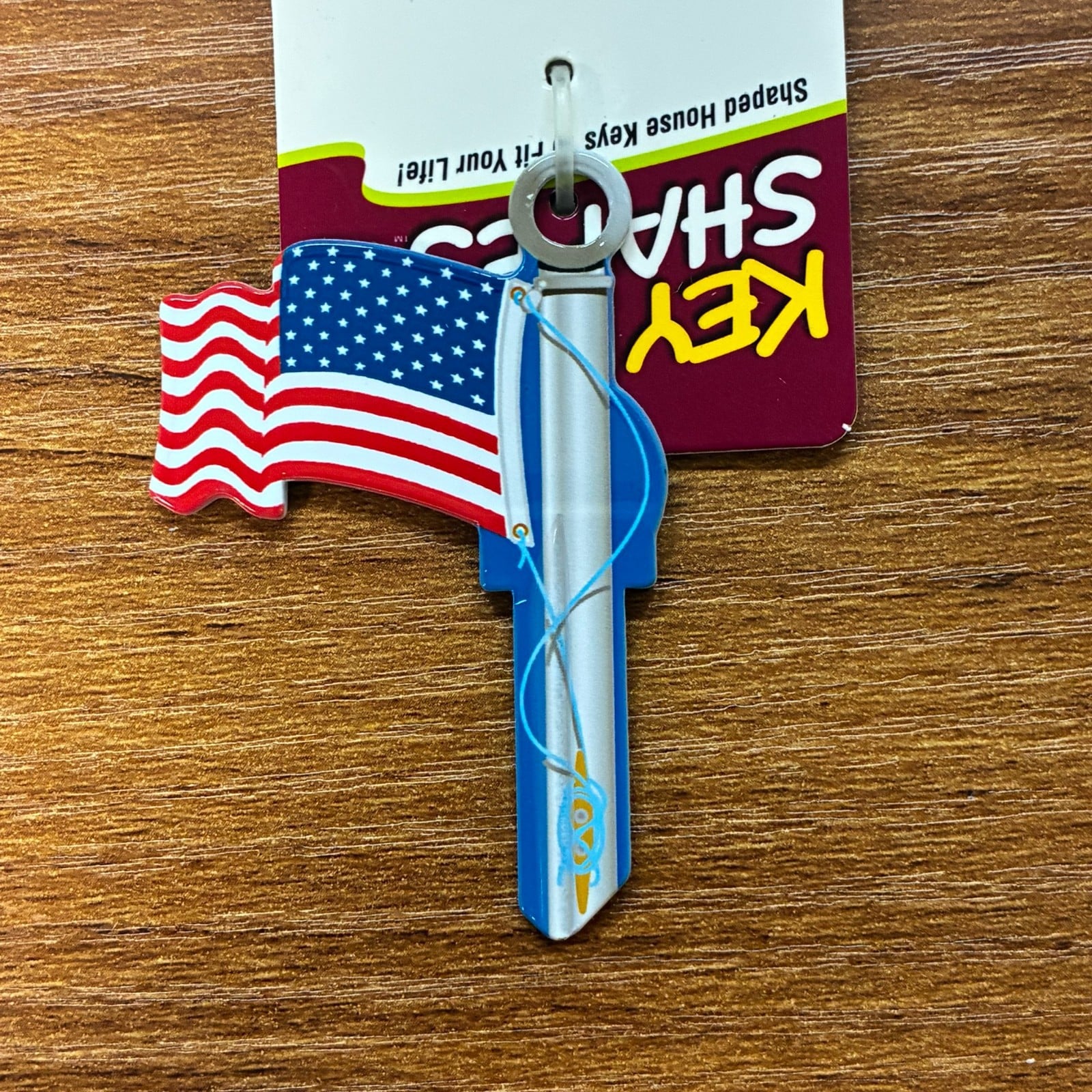 Military and American flag picture house key blank – photo 13